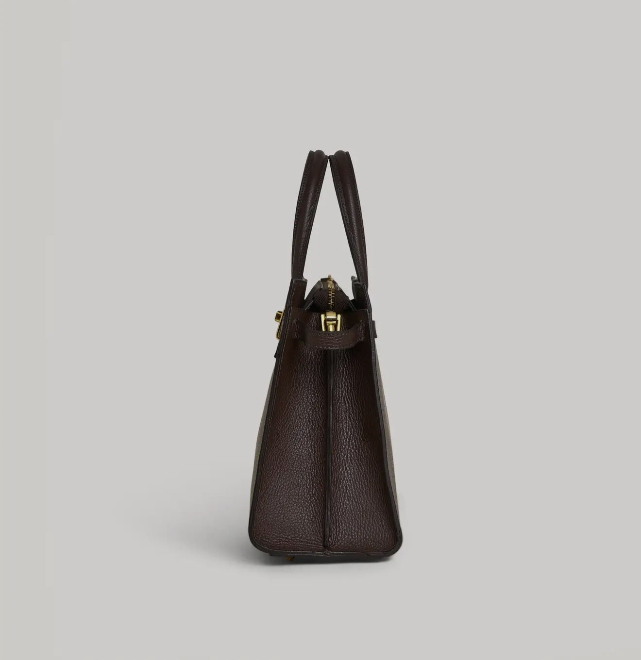 Lily - Dark Brown in Genuine Togo Leather
