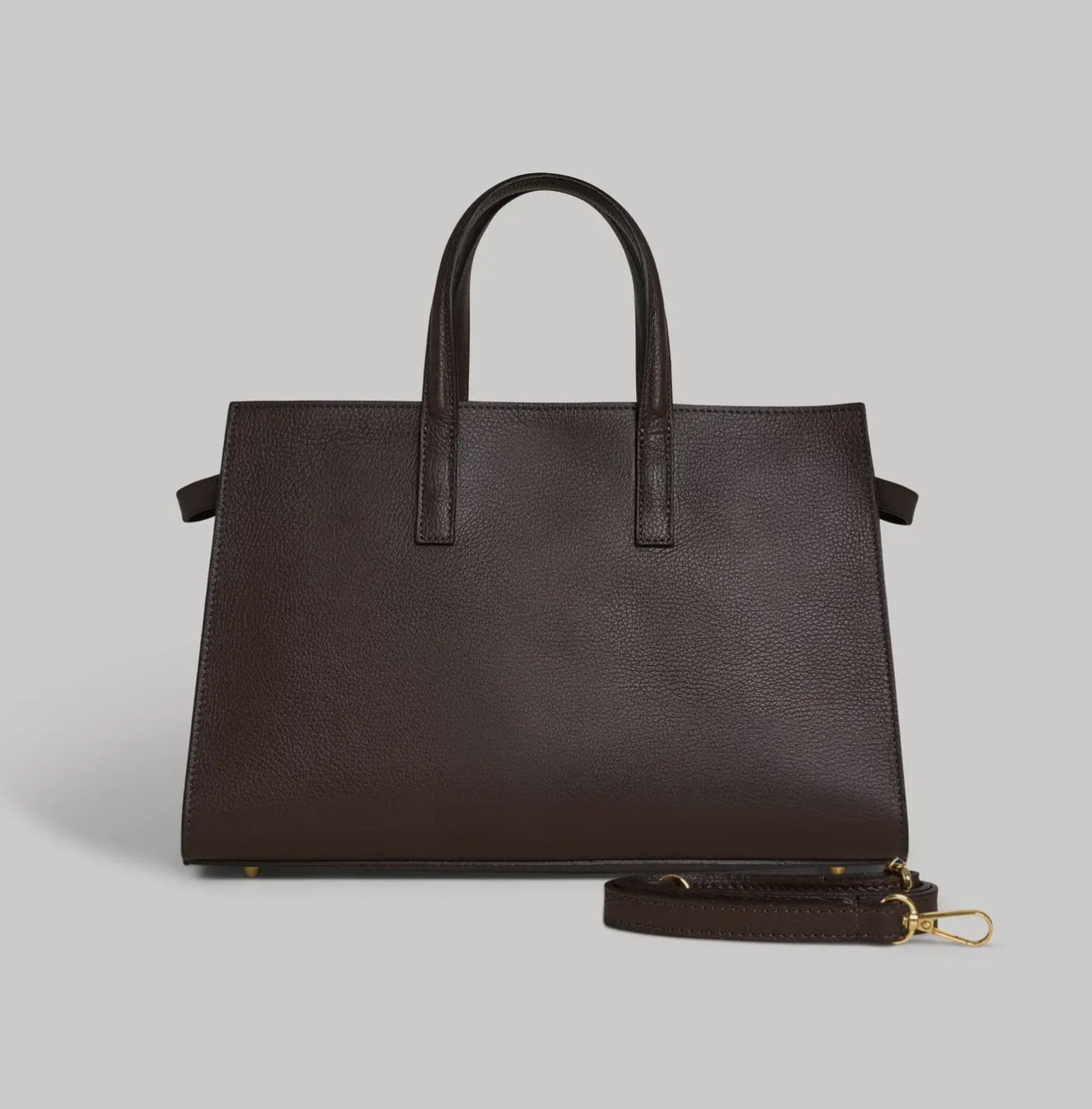 Lily - Dark Brown in Genuine Togo Leather