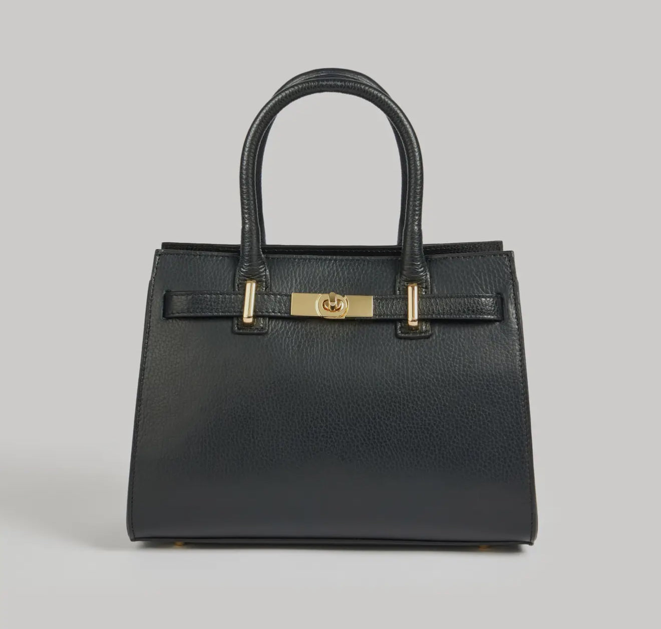 Grace (Black) Genuine Togo Leather