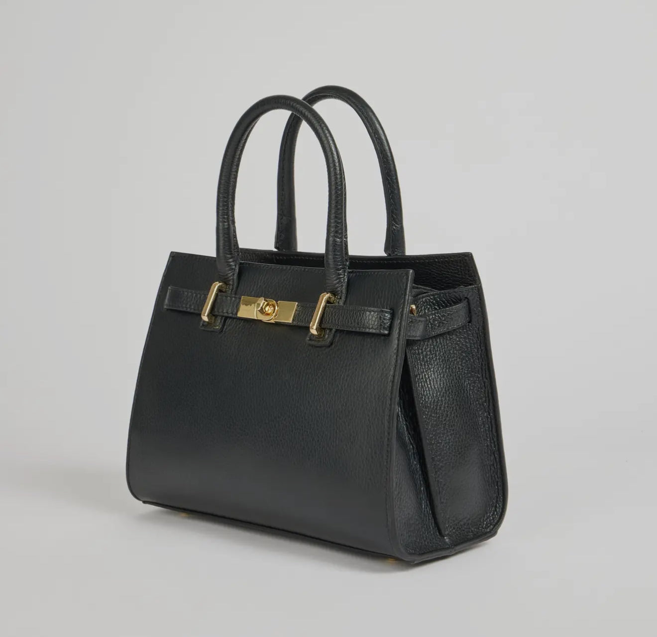 Grace (Black) Genuine Togo Leather