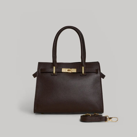 Grace (Dark Brown) Genuine Togo Leather