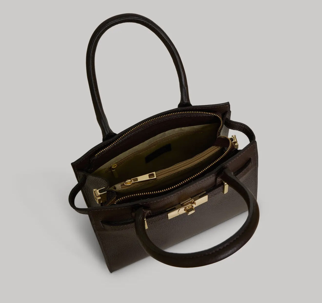 Grace (Dark Brown) Genuine Togo Leather