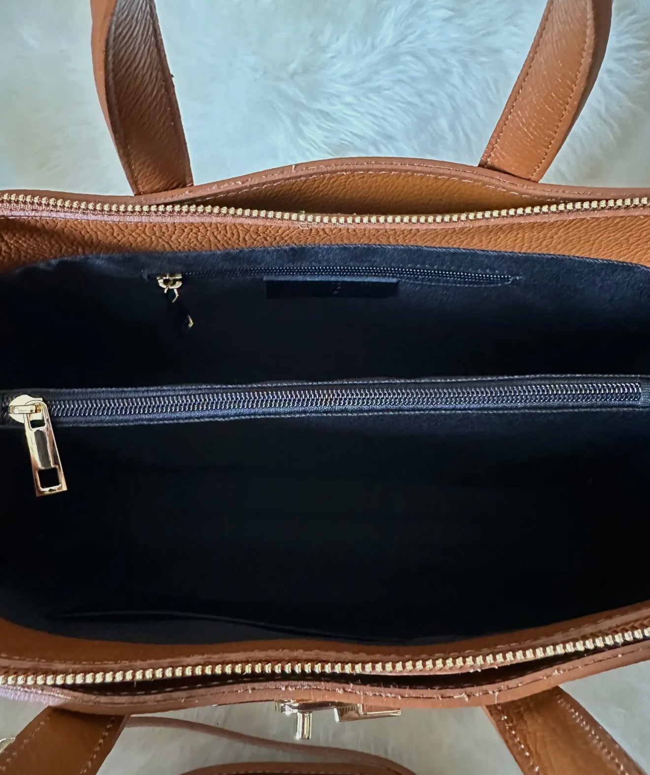Lily - Camel in Genuine Togo Leather